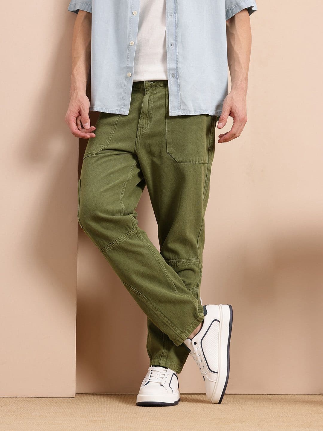 Mast & Harbour Men Relaxed Fit Carpenter Jeans - view 1
