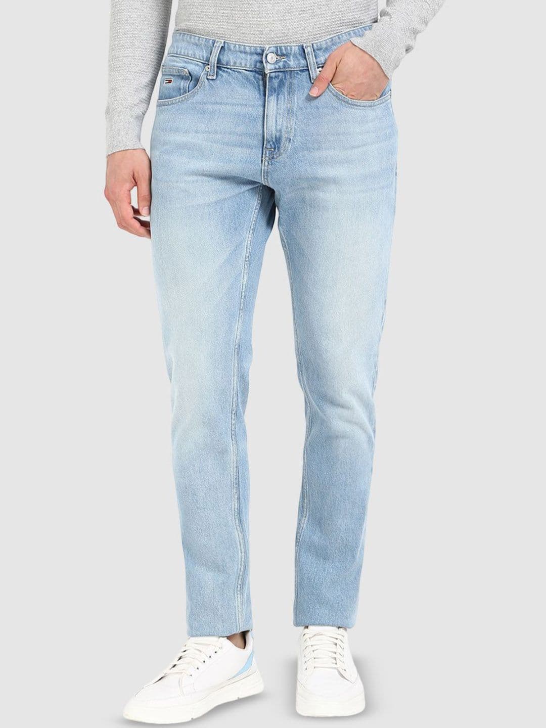 Tommy Hilfiger Men Regular Fit Mid-Rise Light Fade Stretchable Jeans - view 1