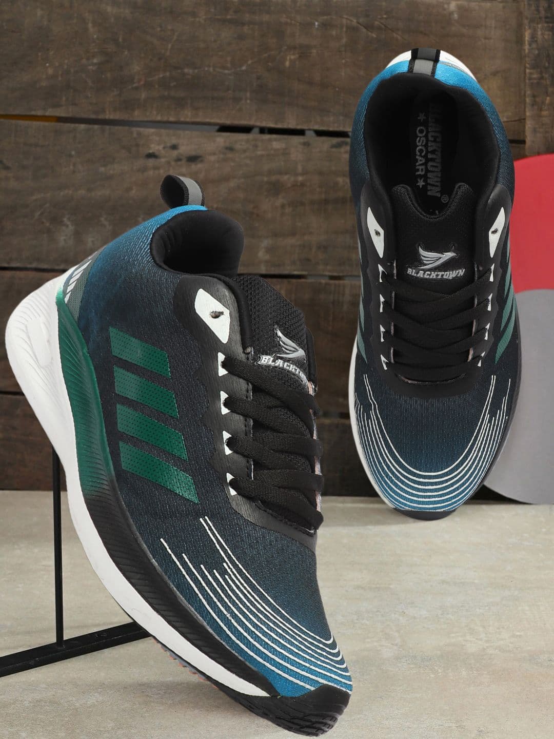 Blacktown Men Mesh Running Non-Marking Shoes - view 1