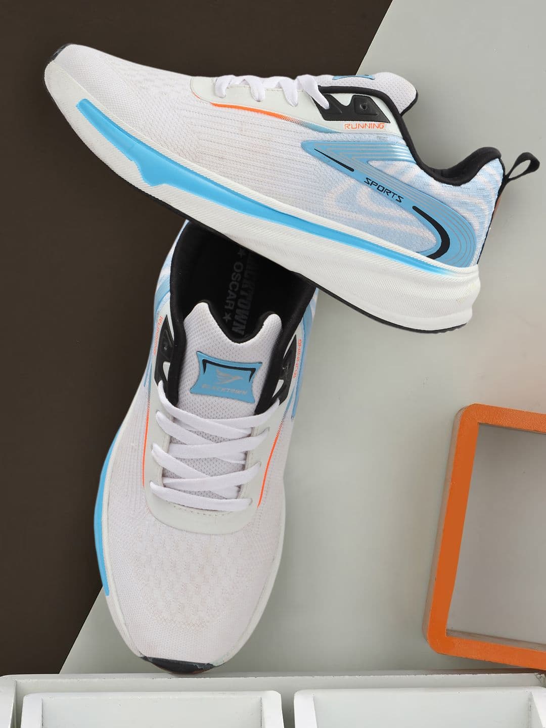 Blacktown Men Mesh Running Non-Marking Shoes - view 1