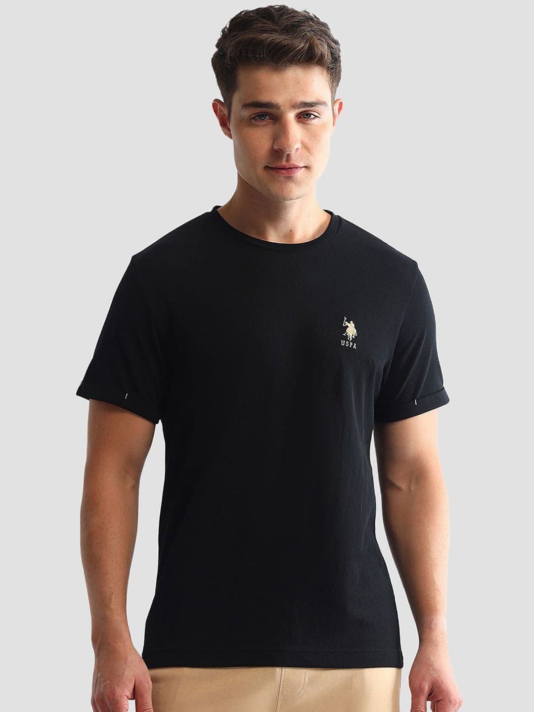 U.S. Polo Assn. Men Comfort Fit Round Neck Lounge T-Shirt - view 1