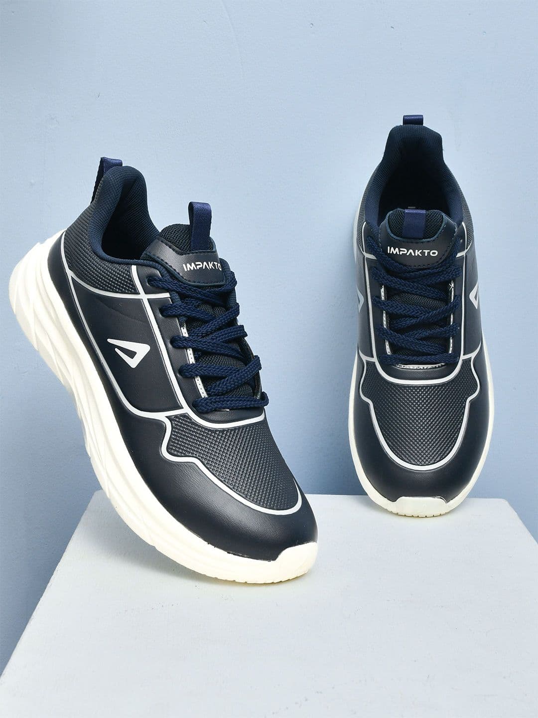 Impakto Men Disruptor 2.0 Running Shoes Cushioned Insole & Anti Skid Atheltic Trainers - view 1