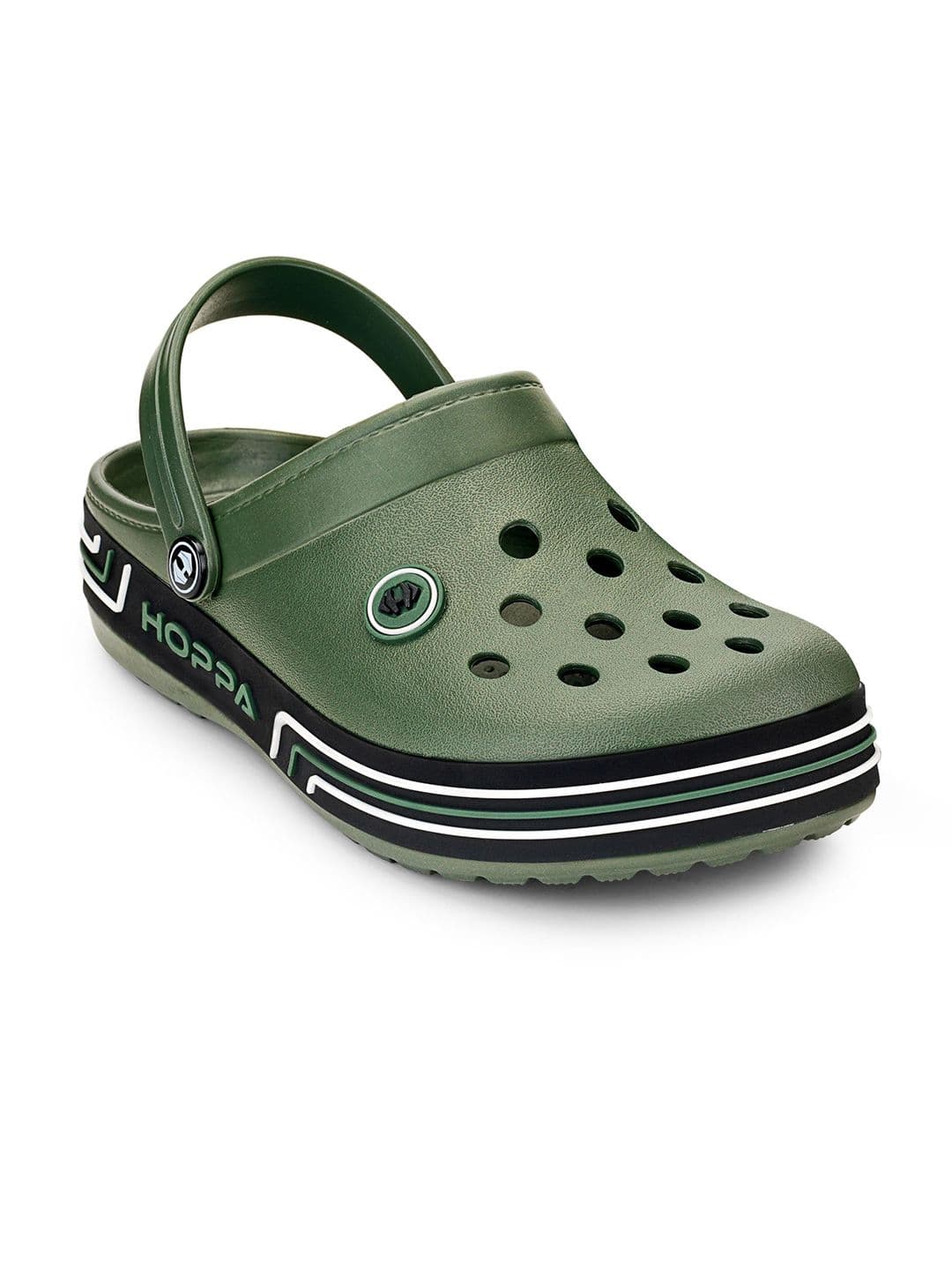 Hoppa Trio Olive Clogs Men - view 1