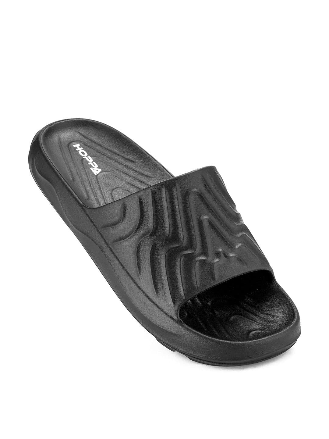 Hoppa Daniel Black Mens Sliders - view 1