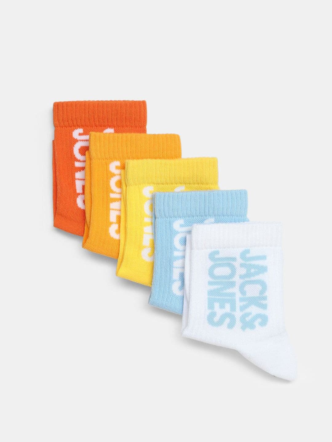 Jack & Jones Men Illuminating Pack Of 5 Above Ankle-Length Socks - view 1
