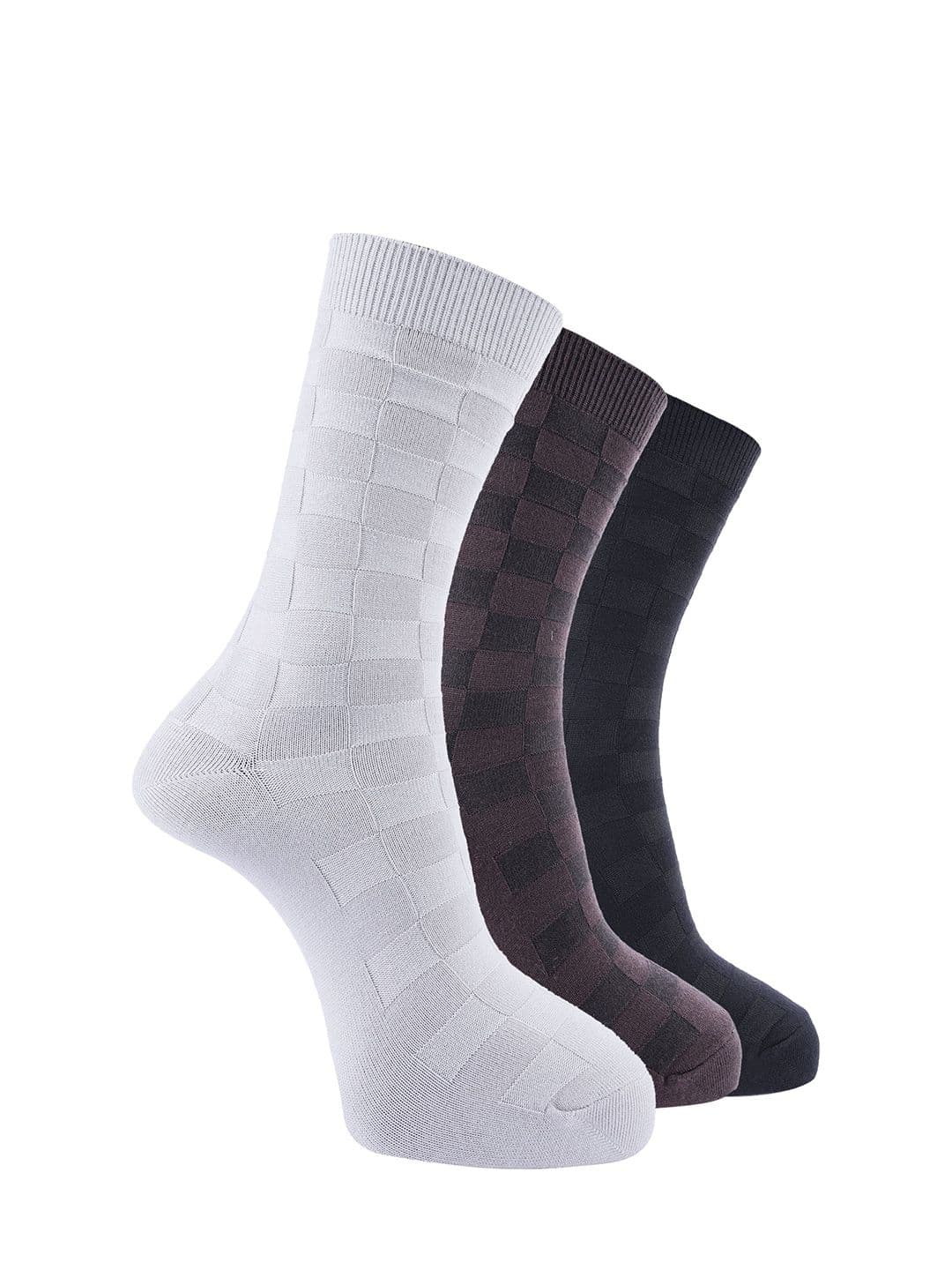 Dollar Men Pack of 3 Free Size Full Length Cotton Socks - view 1