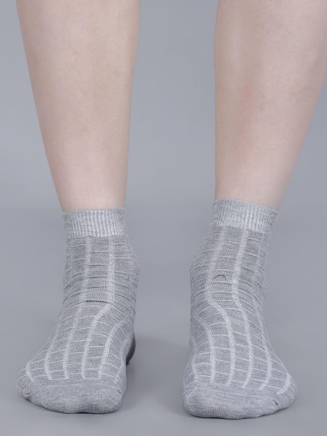 Dollar Pack of 5 Men Cotton Free Size Ankle Length Socks - view 1