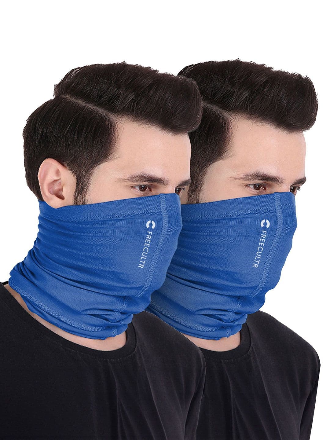 FREECULTR Bamboo Bandana For Men & Women Soft & Durable Bandana - Pilot Blue P2 - view 1