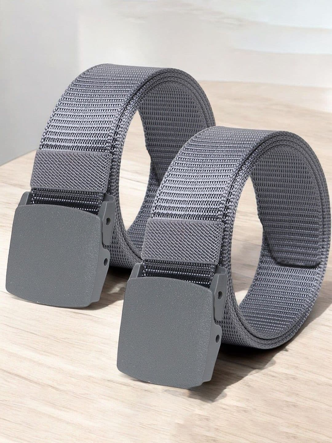 Provogue Men Pack of 2 Woven Design Belts - view 1