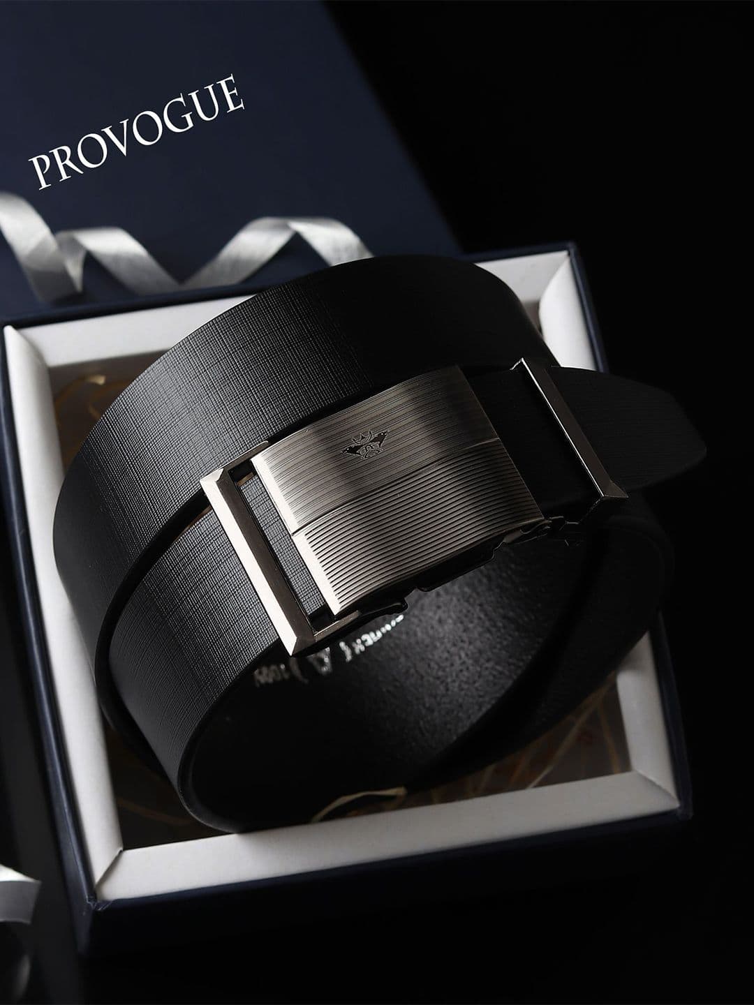 Provogue Men Textured Leather Belt - view 1