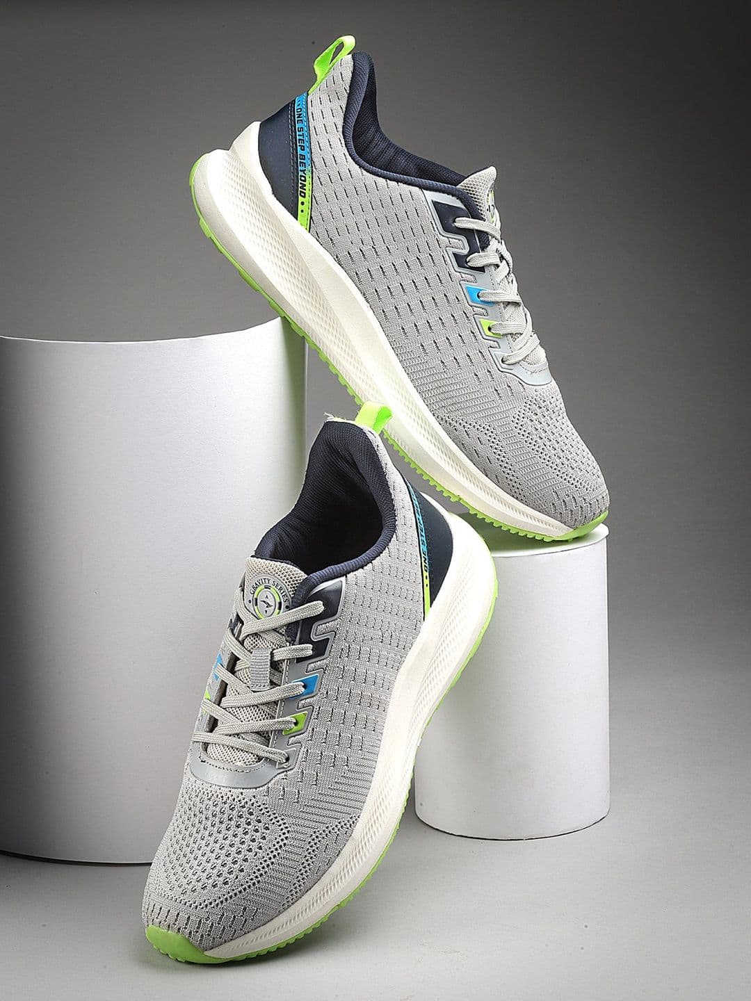 ASIAN Men Lace-Ups Running Non-Marking Shoes - view 1