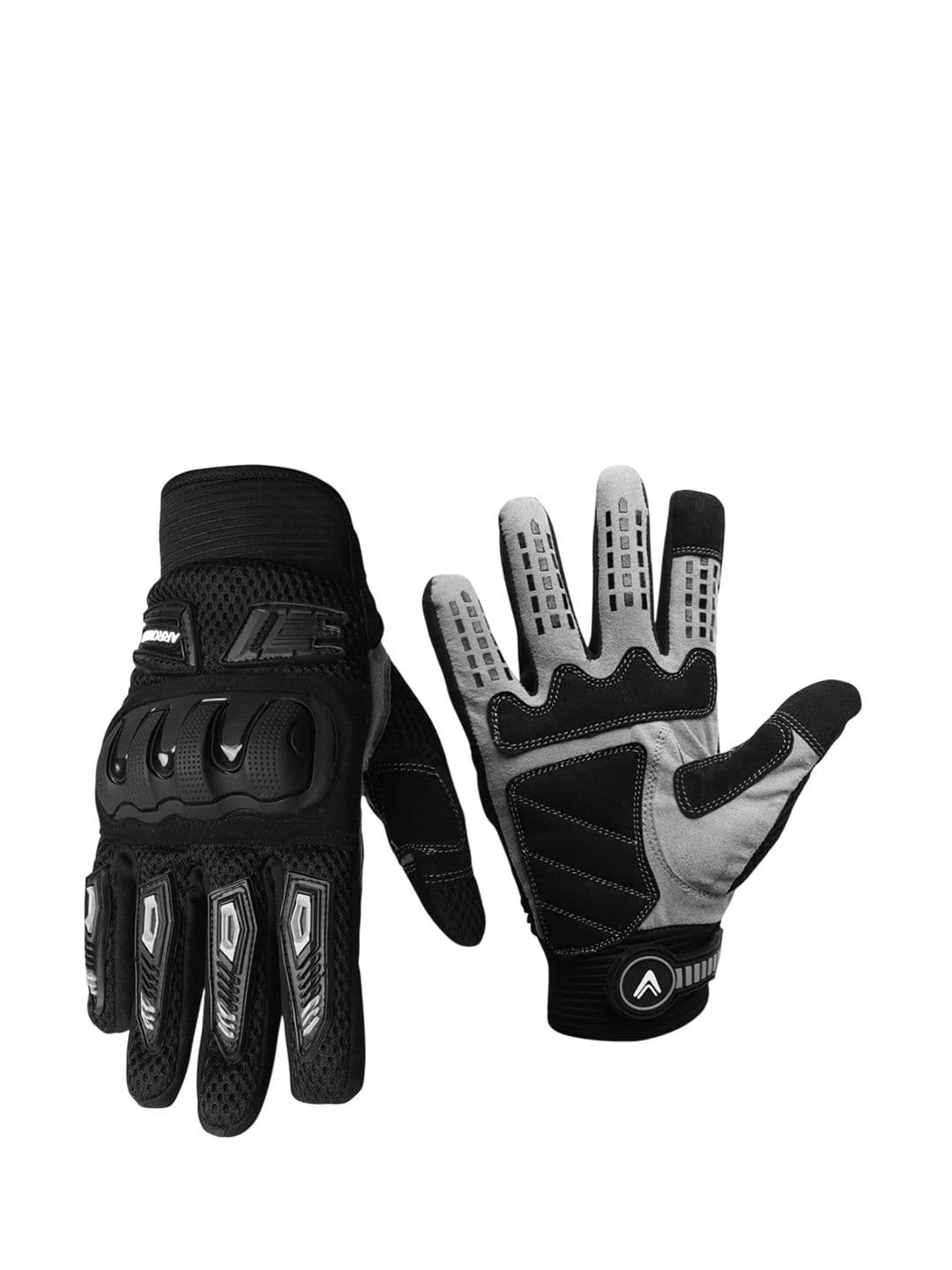 ARROWMAX Men Patterned Leather Riding Gloves - view 1