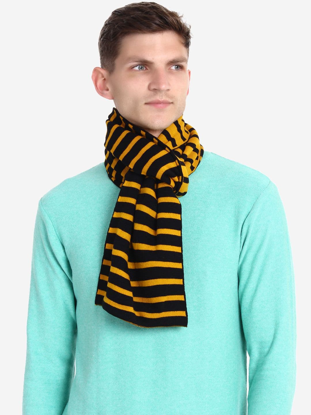 JoE Hazel Men Striped Acrylic Mufflers - view 1