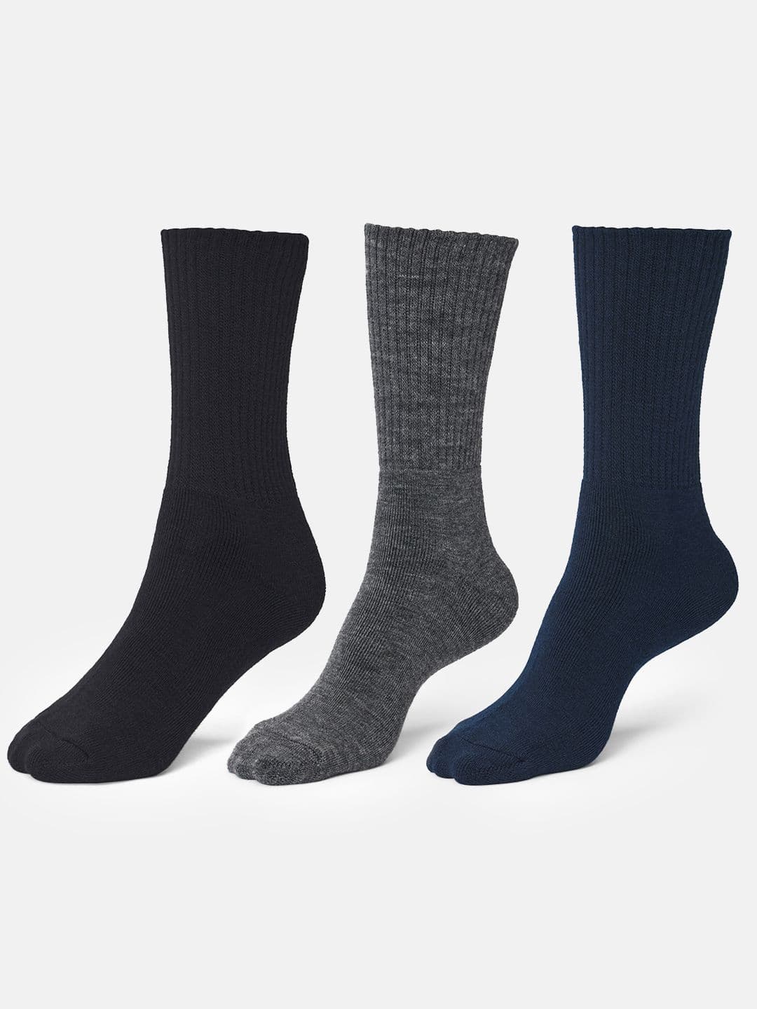 BOLDFIT Pack Of 3 Calf Length Winter Socks - view 1