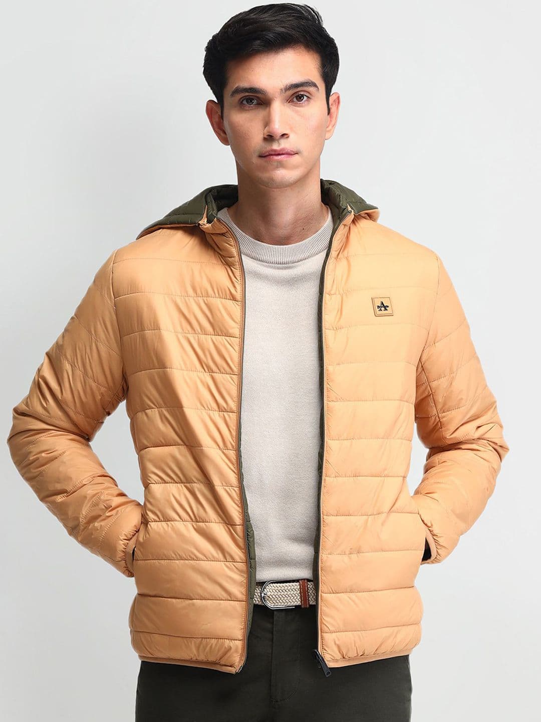 Arrow Sport Men Solid Puffer Jacket - view 1