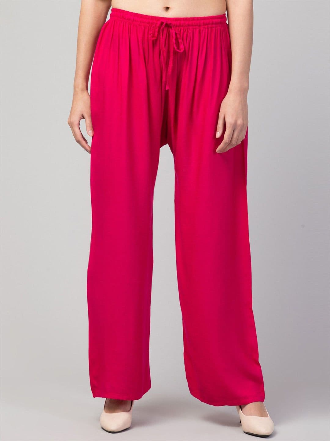 FAMBEE Women Flared Knitted Palazzos - view 1