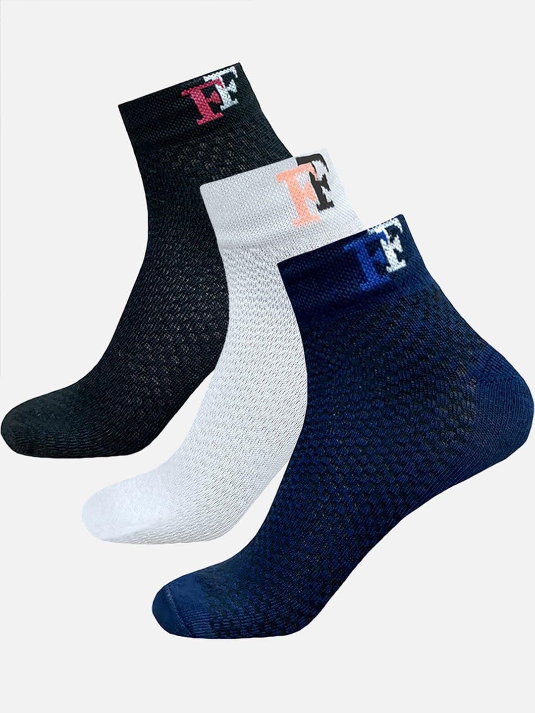 StyFun Unisex Pack Of 3 Crew Length Ankle Running Socks - view 1