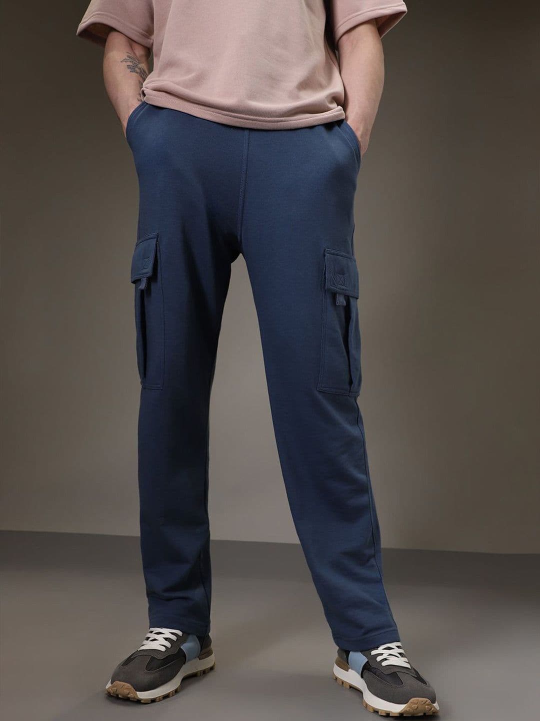Banana Club Cobalt Joggers Blue Slim Fit Stretchable Jeans - view 1