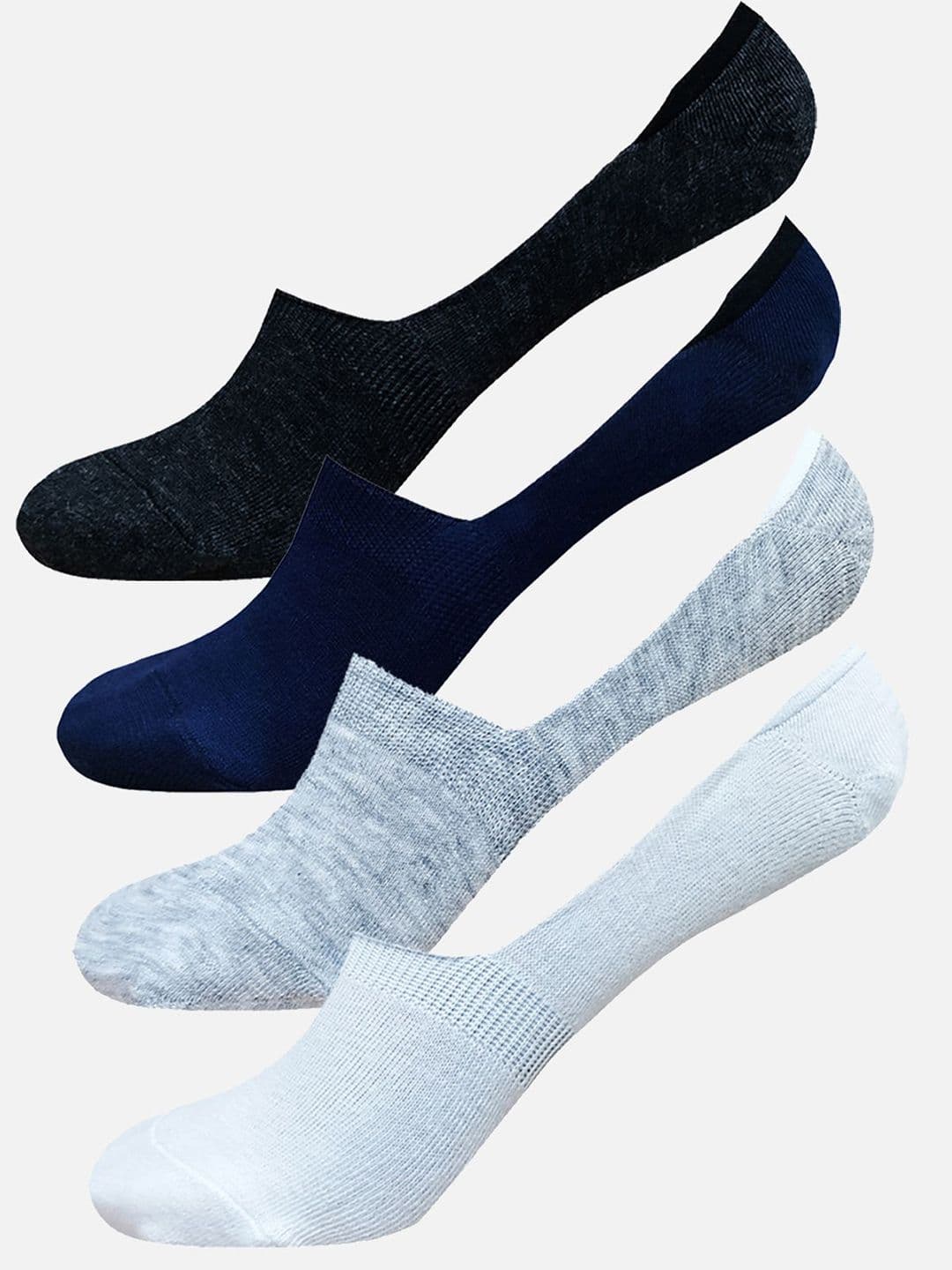 StyFun Men Pack Of 4 Anti-Slip Shoe Liners Socks - view 1