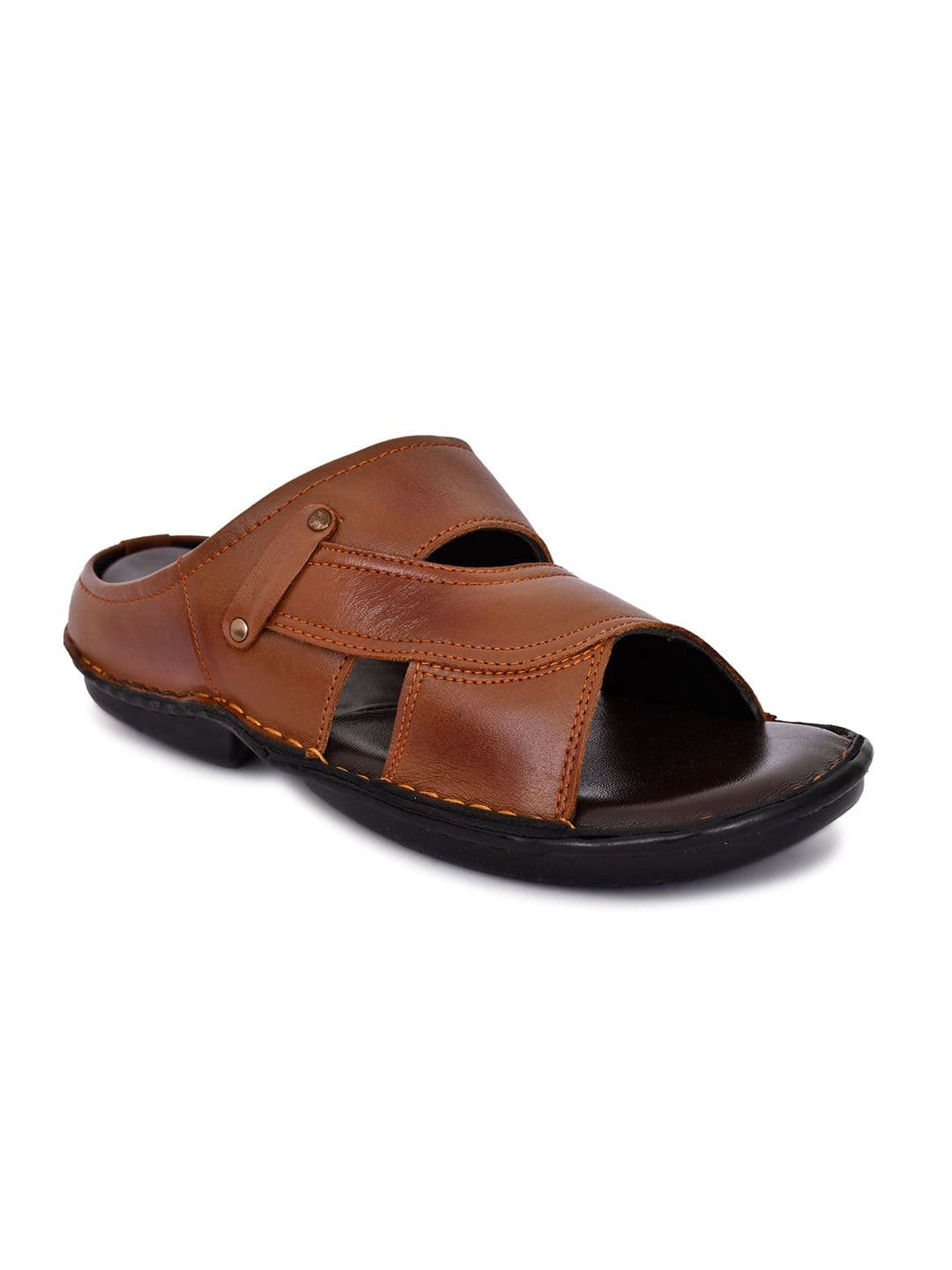 ROYAL CRUZZ Men Leather Comfort Sandals - view 1