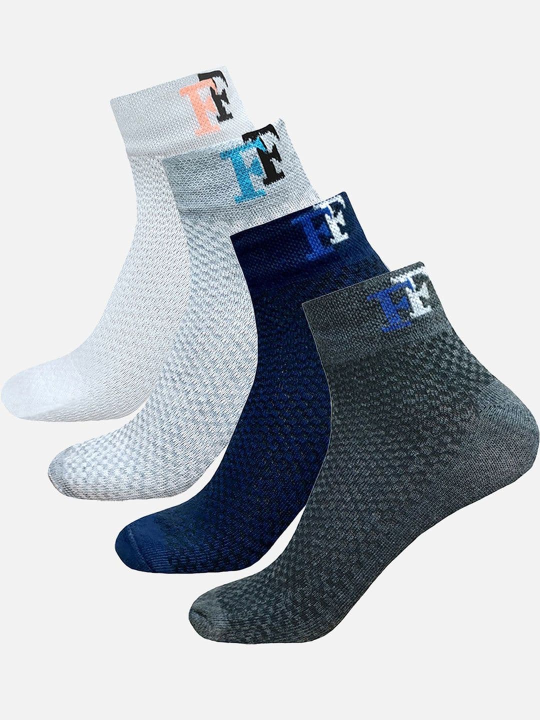StyFun Men Pack Of 4 Striped Ankle-Length Socks - view 1