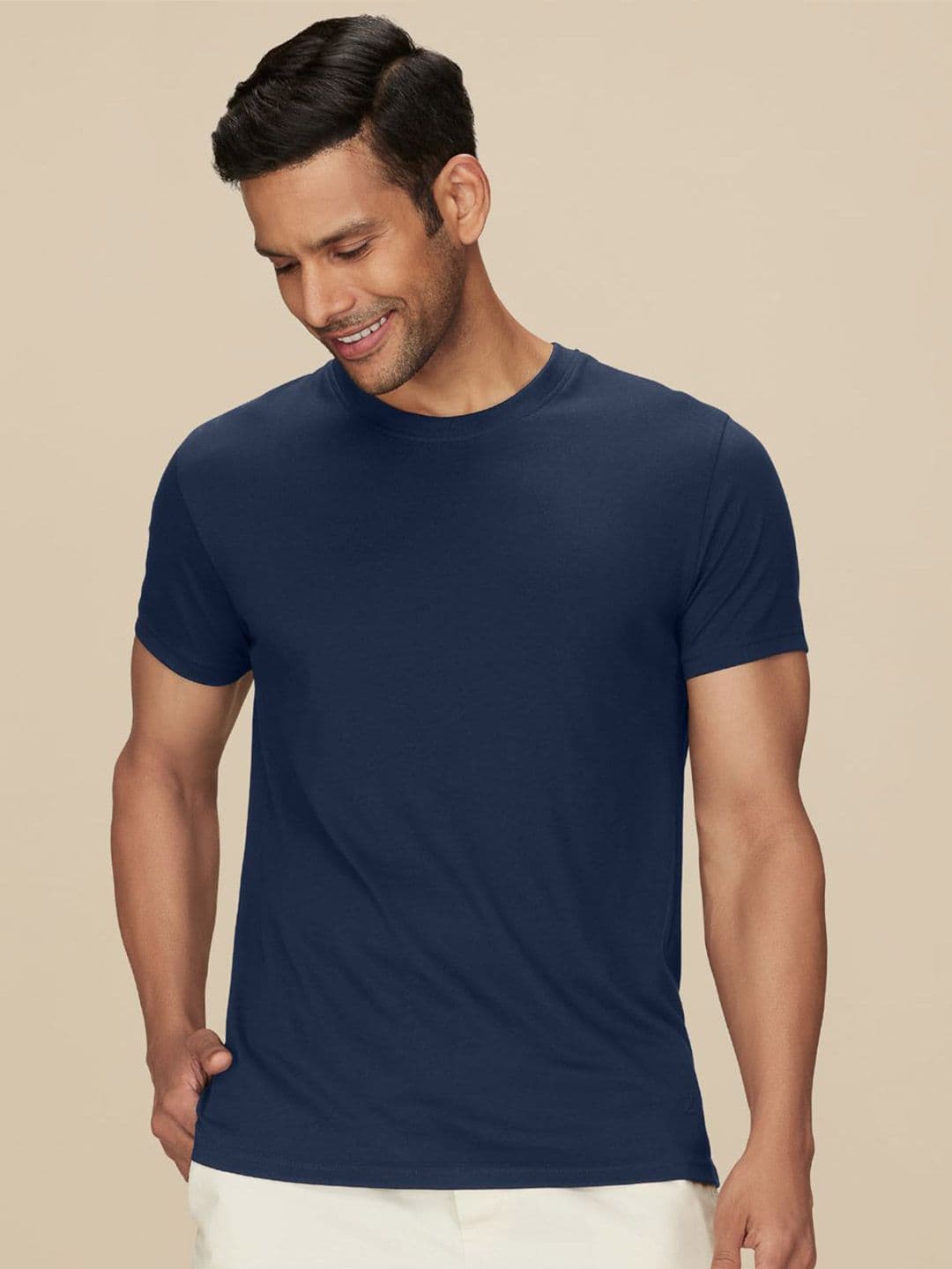 XYXX Pace Ultra Breezy, Super Combed Cotton Solid Crew Neck T-Shirt - view 1