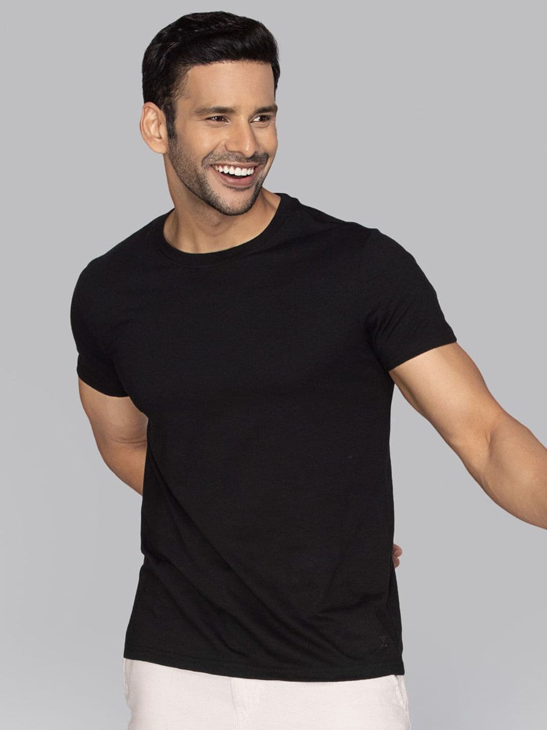 XYXX Pace Ultra Breezy, Super Combed Cotton Solid Crew Neck T-Shirt - view 1