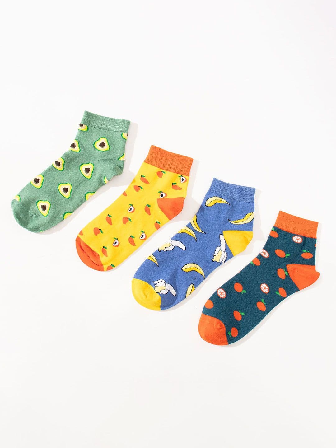 Thela Gaadi Unisex Pack Of 4 Patterned Ankle-Length Socks - view 1