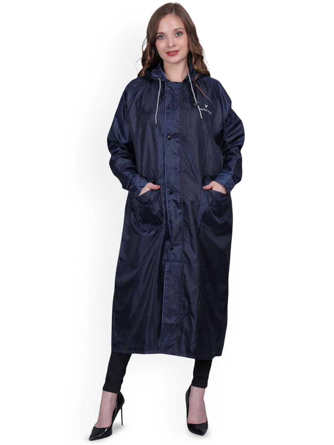 YOUTH ROBE Women Hooded Rain Jacket - view 1