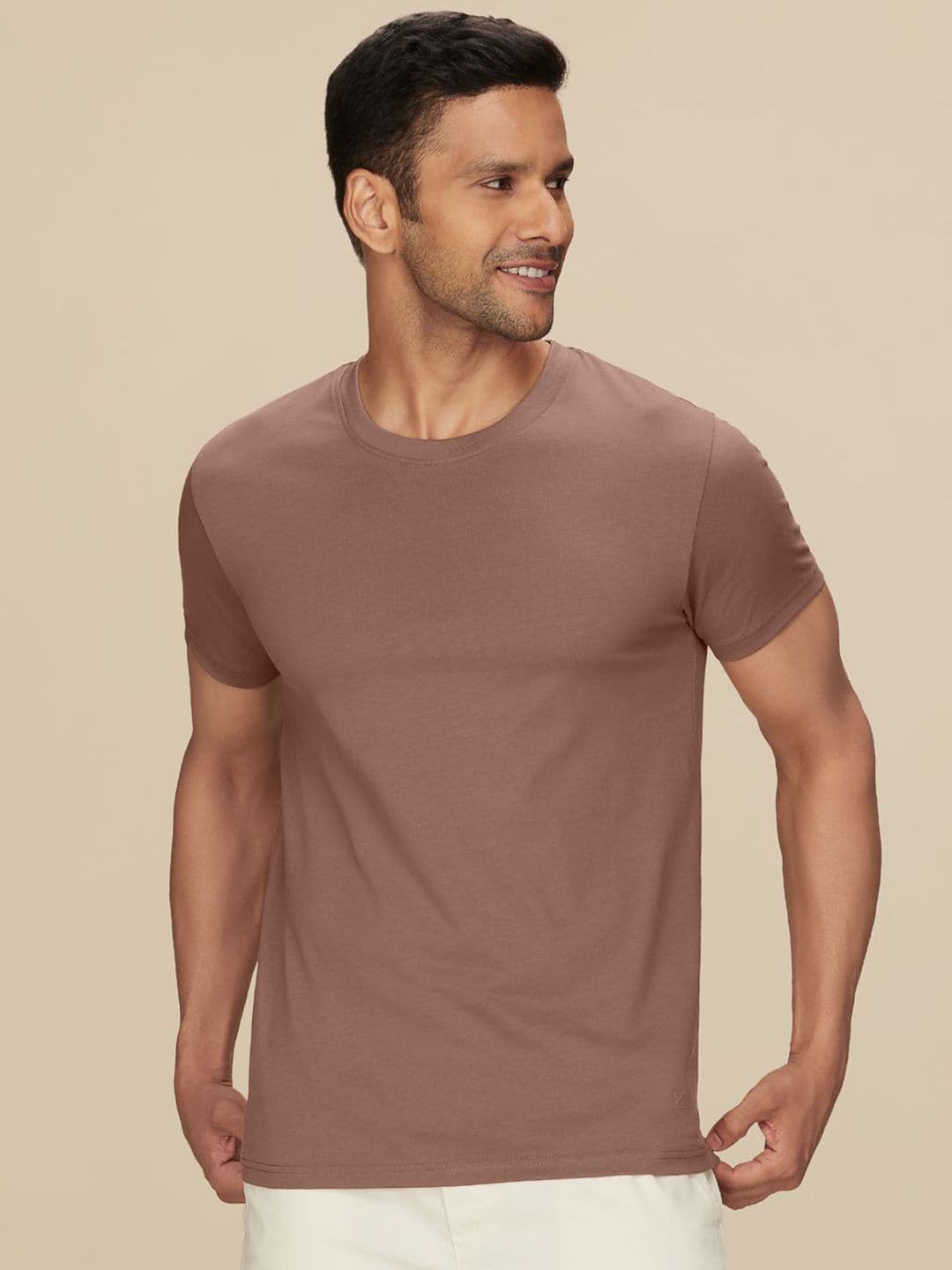 XYXX Pace Ultra breezy, Super Combed Cotton Solid Crew Neck T-Shirt - view 1