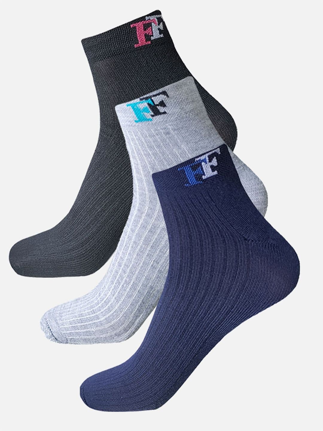 StyFun Men Pack Of 3 Ankle-Length Socks - view 1