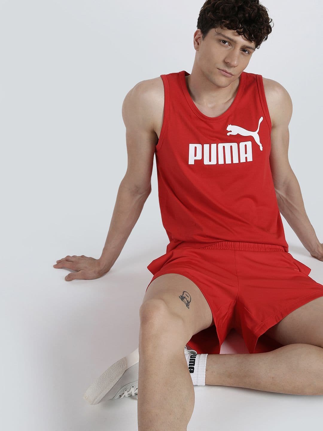 Puma Men No. 1 Logo Cotton Tank - view 1