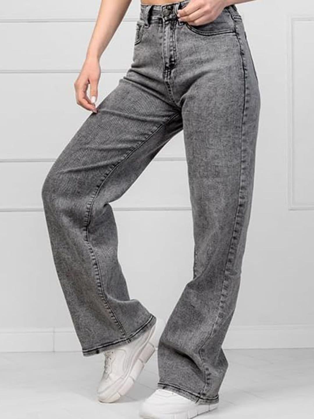 VBEAUTI Women Jean Wide Leg High-Rise Stretchable Jeans - view 1
