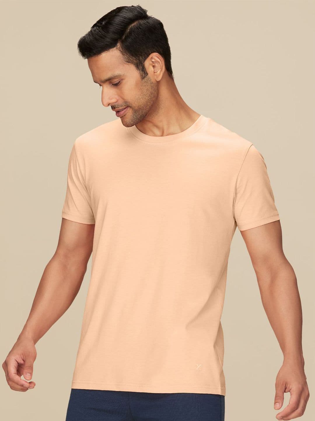 XYXX Pace Ultra Breezy, Super Combed Cotton Solid Crew Neck T-Shirt - view 1