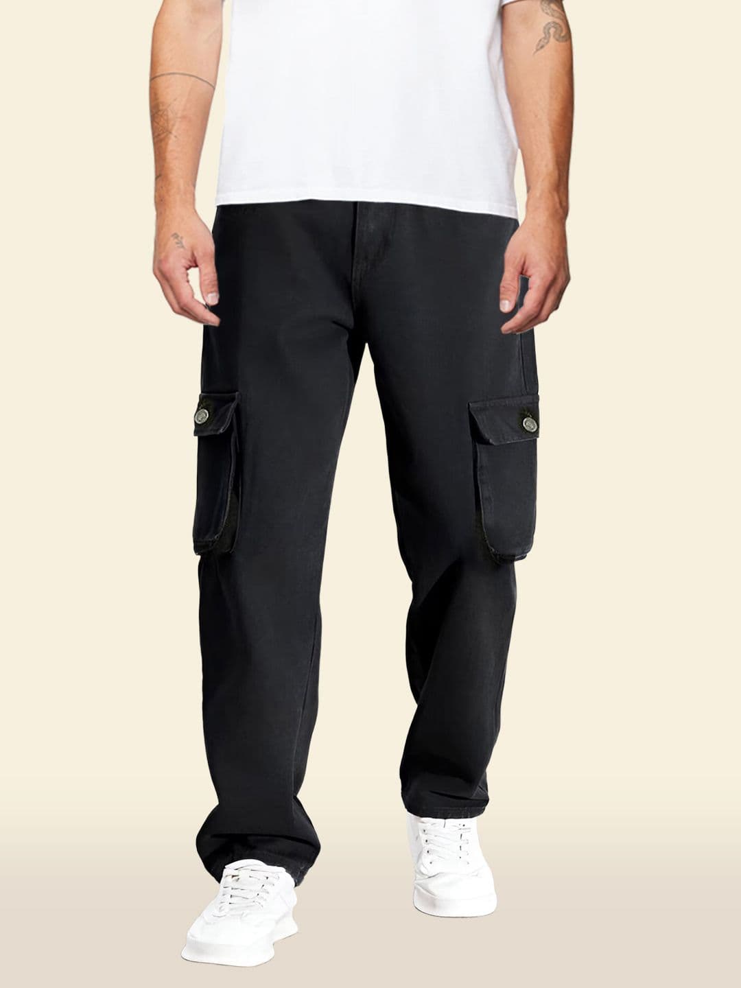 MASTERLY WEFT Men Super Regular Fit Low Distress Stretchable Jeans - view 1