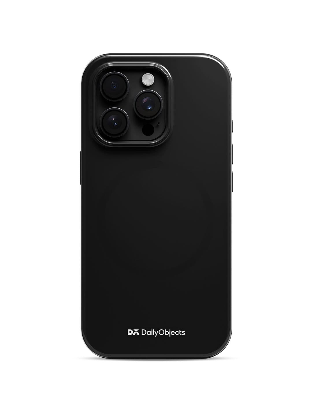DailyObjects Black Enamel Bumper MagSafe iPhone 15 Pro Case