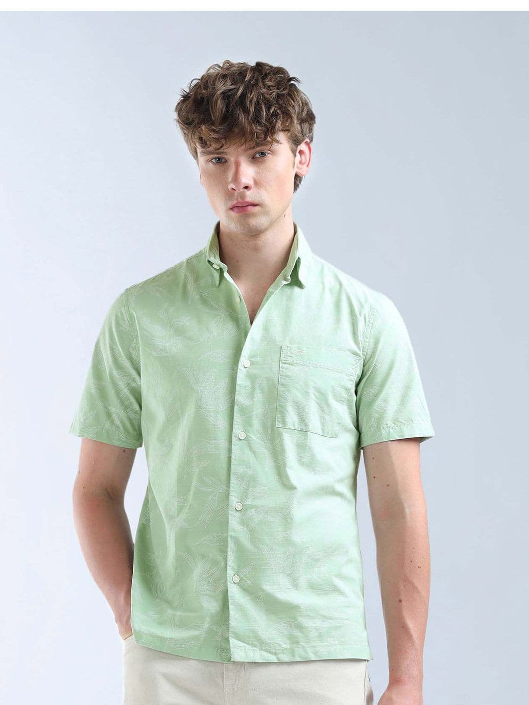 Flying Machine All-Over Printed Regular Fit Shirt - view 1