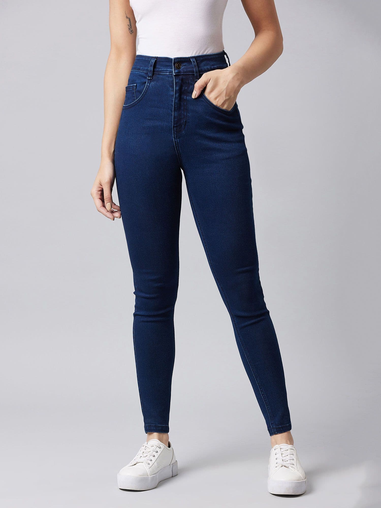 POMPOUS Women Jean Slim Fit High-Rise Stretchable Jeans - view 1