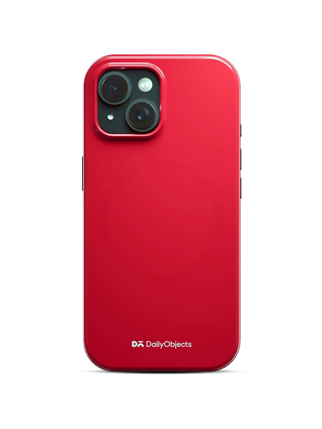 DailyObjects Red Enamel Bumper Magsafe Iphone 15 Plus Case