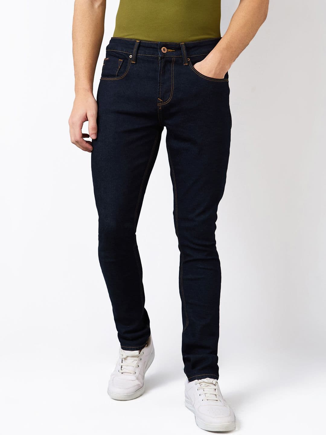 SPYKAR Men Slim Fit Low-Rise Cotton Jeans - view 1