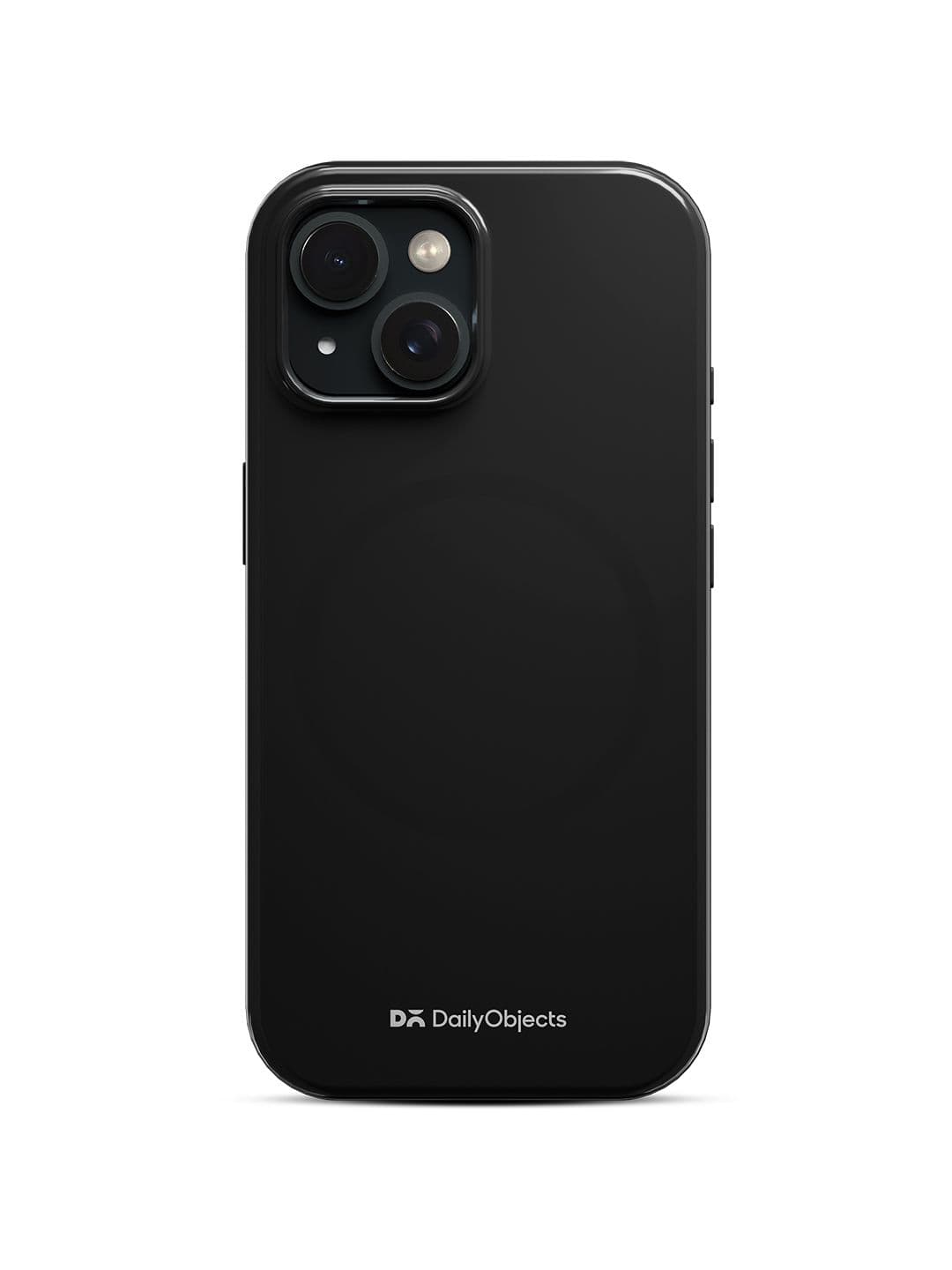 DailyObjects Black Enamel Bumper MagSafe iPhone 13 Mini Case
