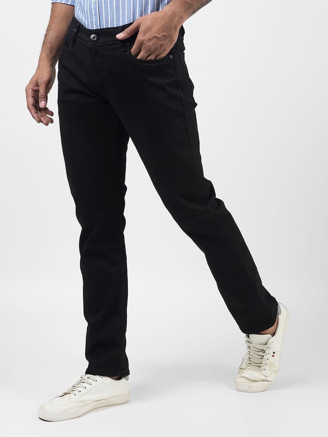 Numero Uno Men Skinny Fit Low-Rise Stretchable Jeans - view 1