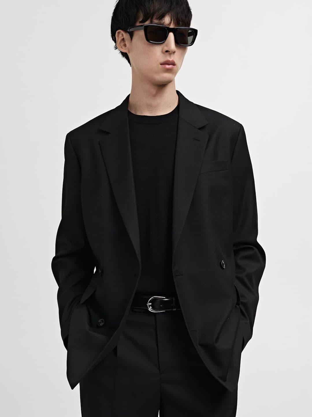 MANGO MAN Single Breasted Notched Lapel Casual Blazer - view 1