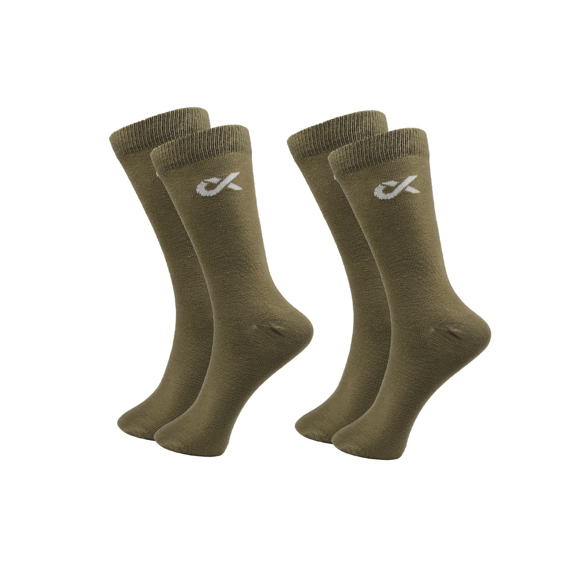 Xjarvis Men Pack Of 2 Cotton Breathable Calf Length Socks - view 1