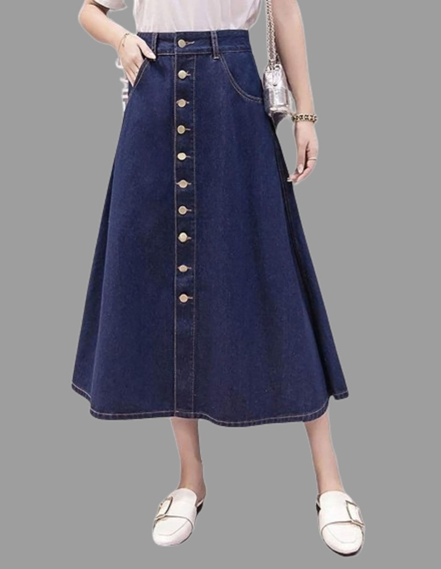 Tripursundari Fashion A-Line Maxi Skirt - view 1