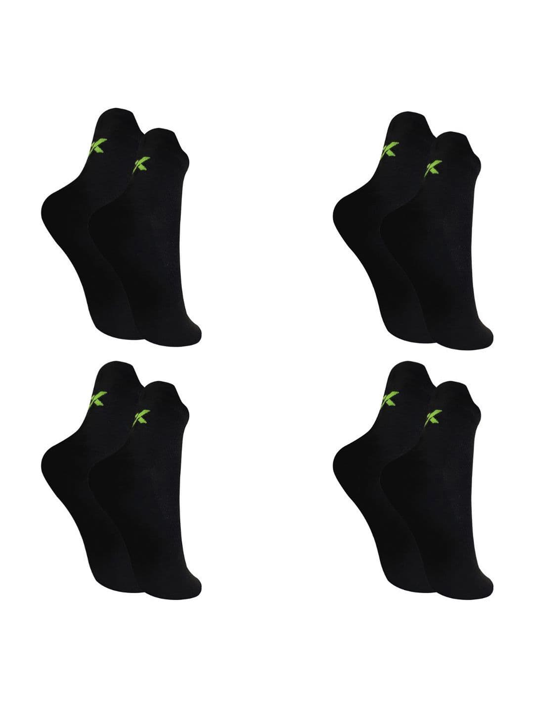 Xjarvis Unisex Pack Of 4 Cotton Ankle-Length Socks - view 1