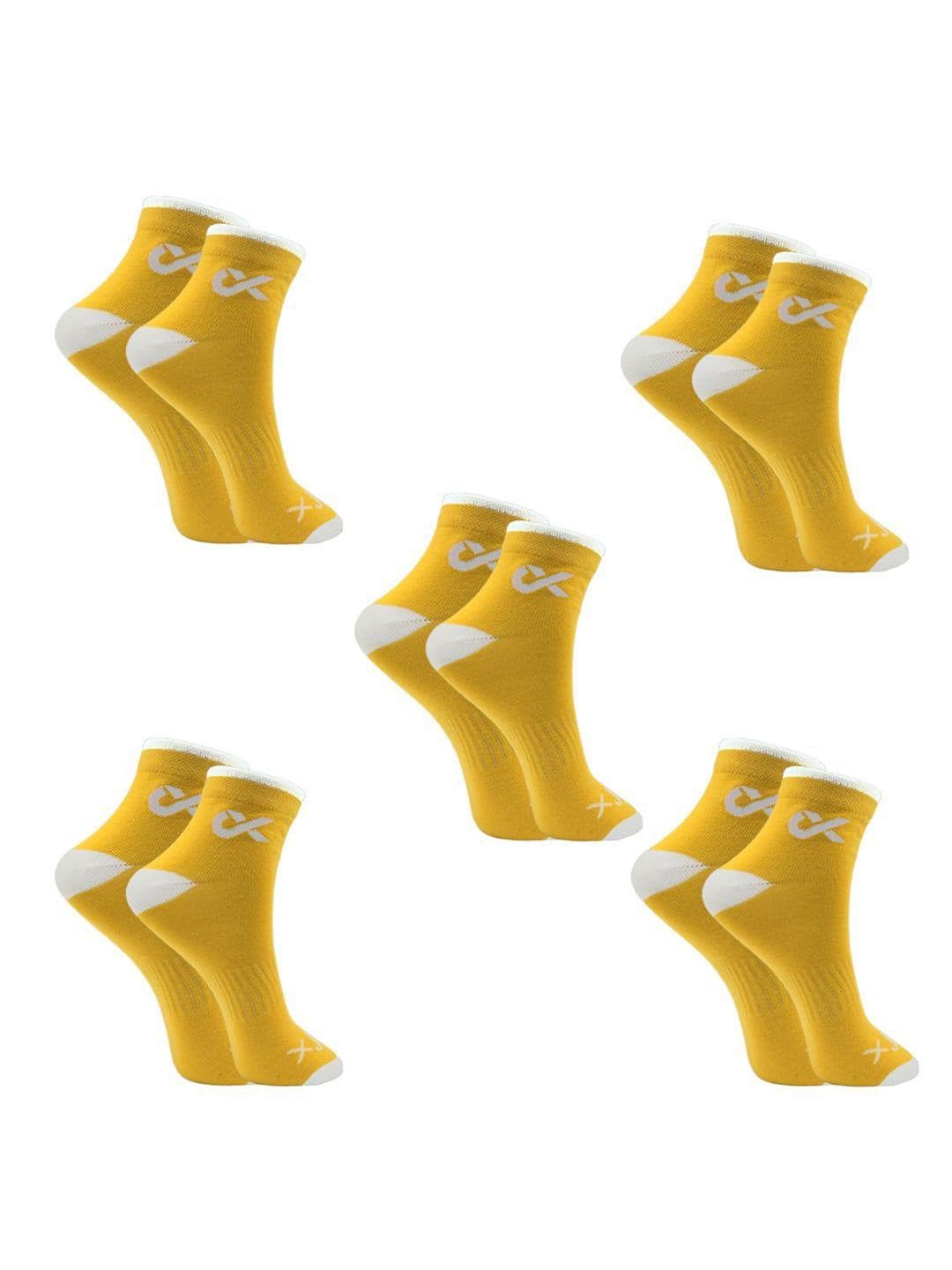 Xjarvis Unisex Pack Of 5 Ankle-Length Socks - view 1
