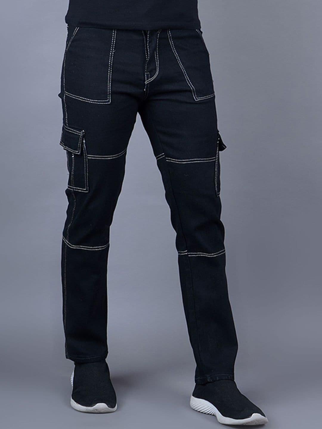 COMFITS Men Slim Fit Dark Black Jeans - view 1