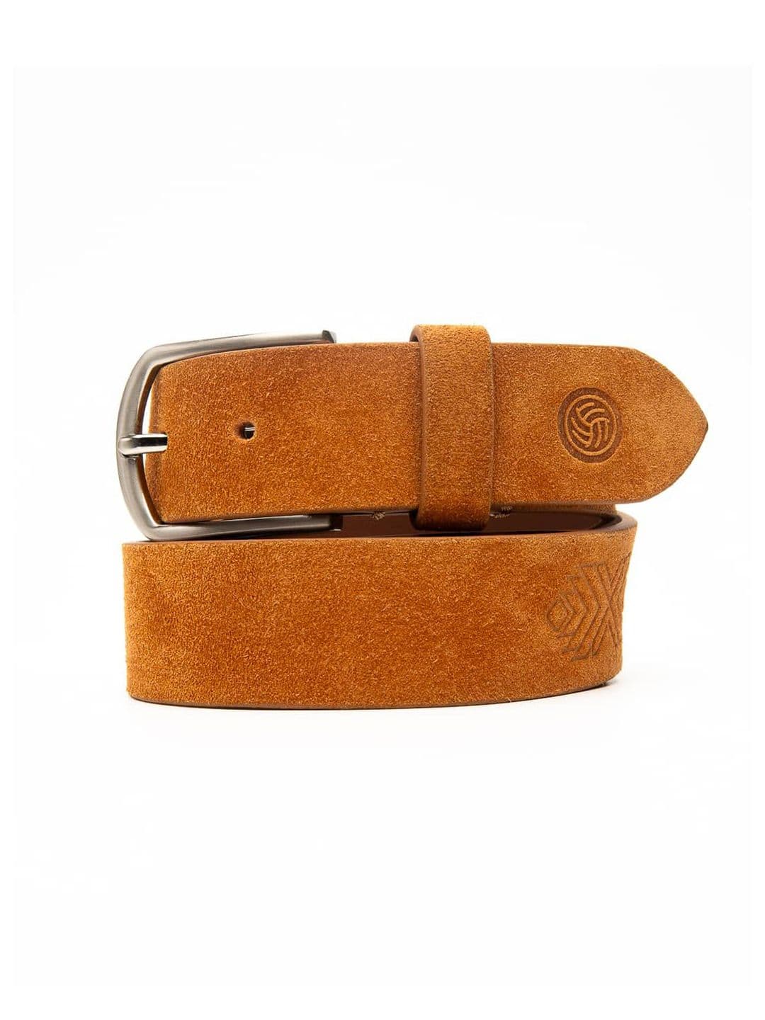 Bacca Bucci Genuine Leather Suede Elegant and Durable Belts for Men Tan