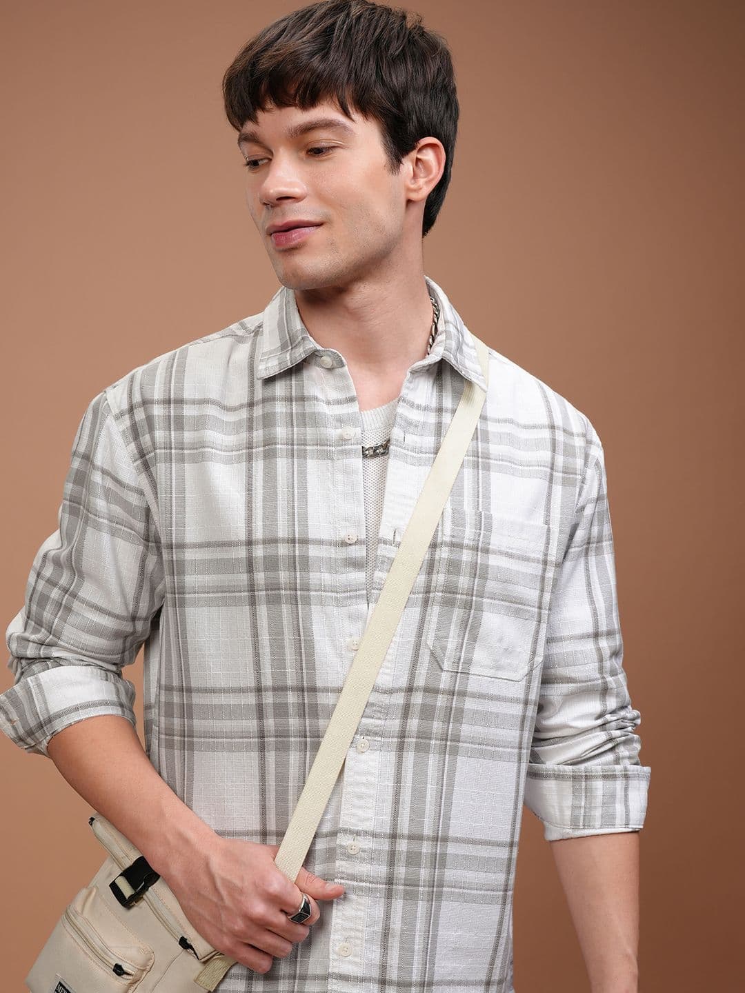HIGHLANDER Men Checked Relaxed Fit Shirt - view 1